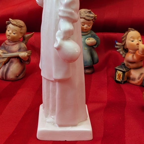 Vintage 1956, White Goebel Sacrart Statue of St. Joseph, The Carpenter 7.5" Tall - Picture 3 of 10